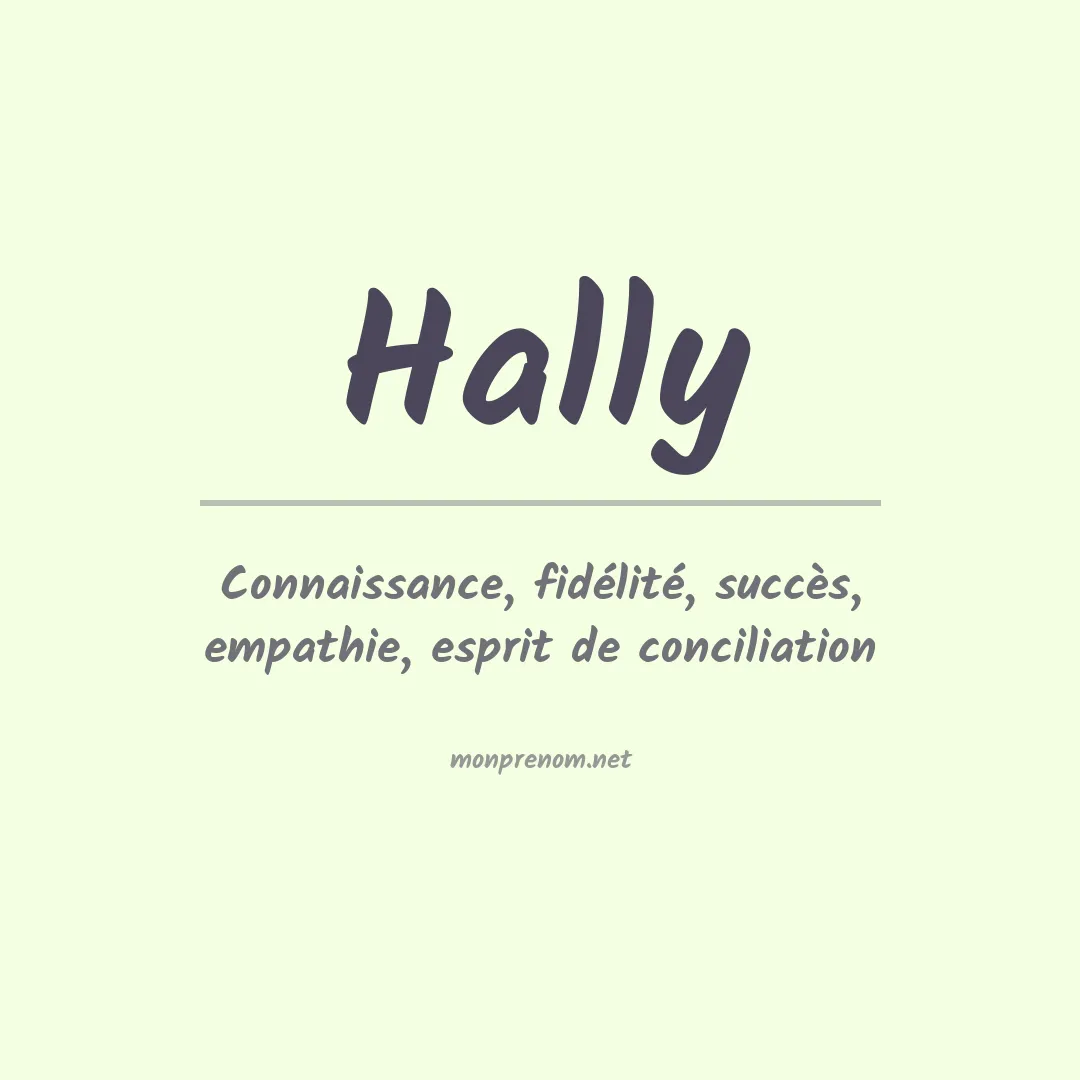 Prénom Hally