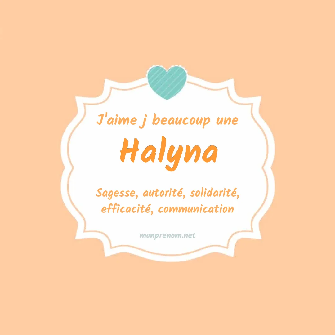 J'aime beaucoup Halyna