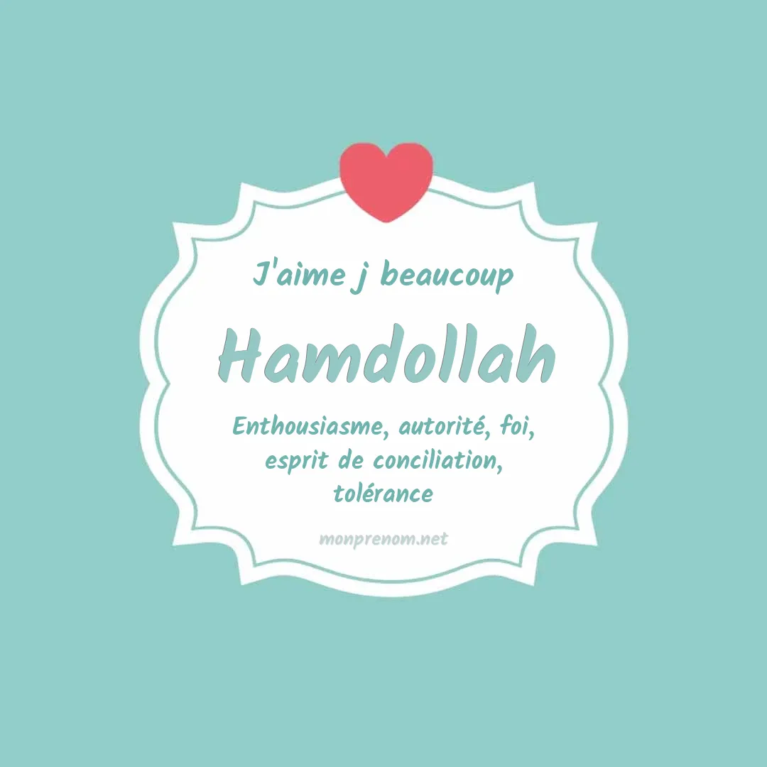 J'aime beaucoup Hamdollah