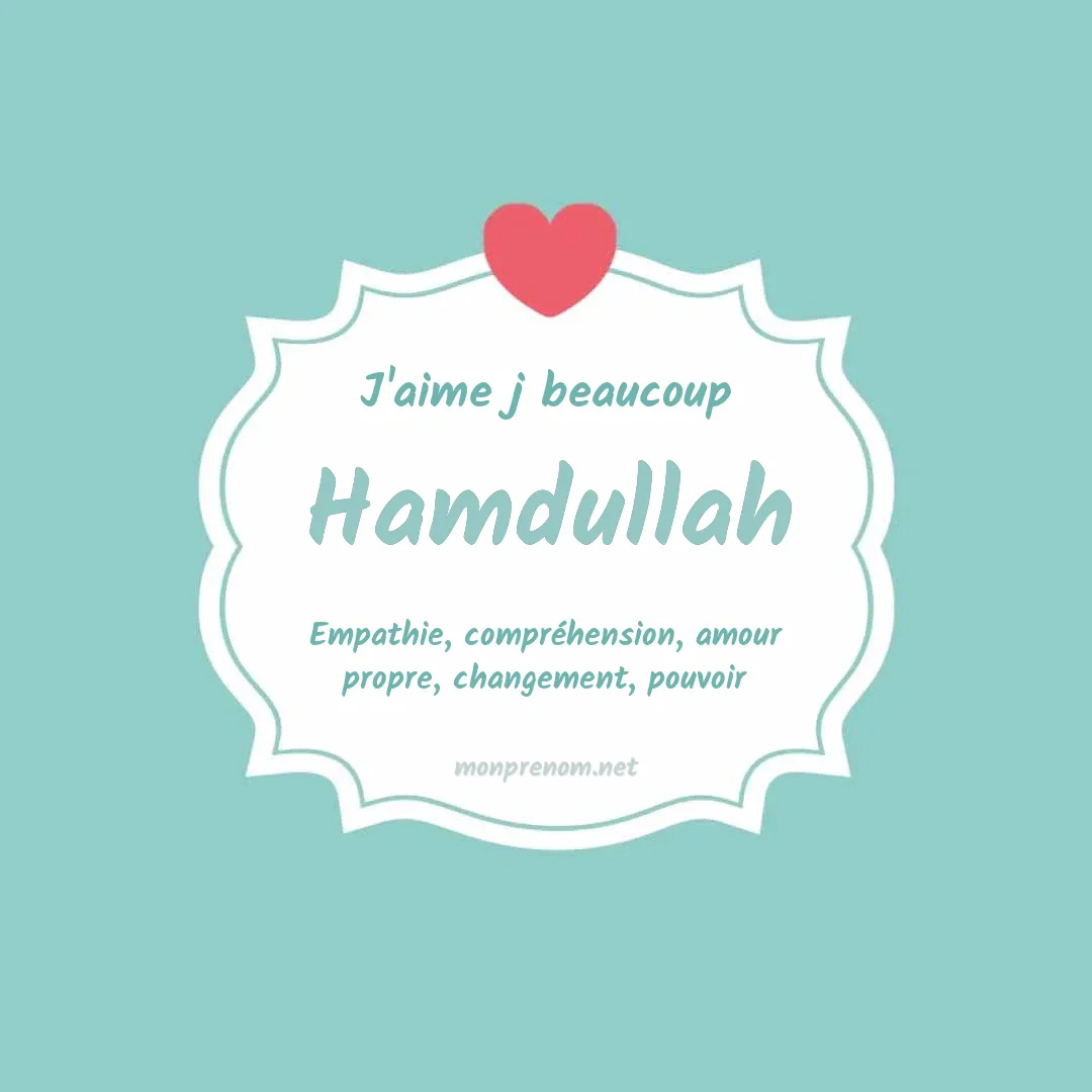 J'aime beaucoup Hamdullah