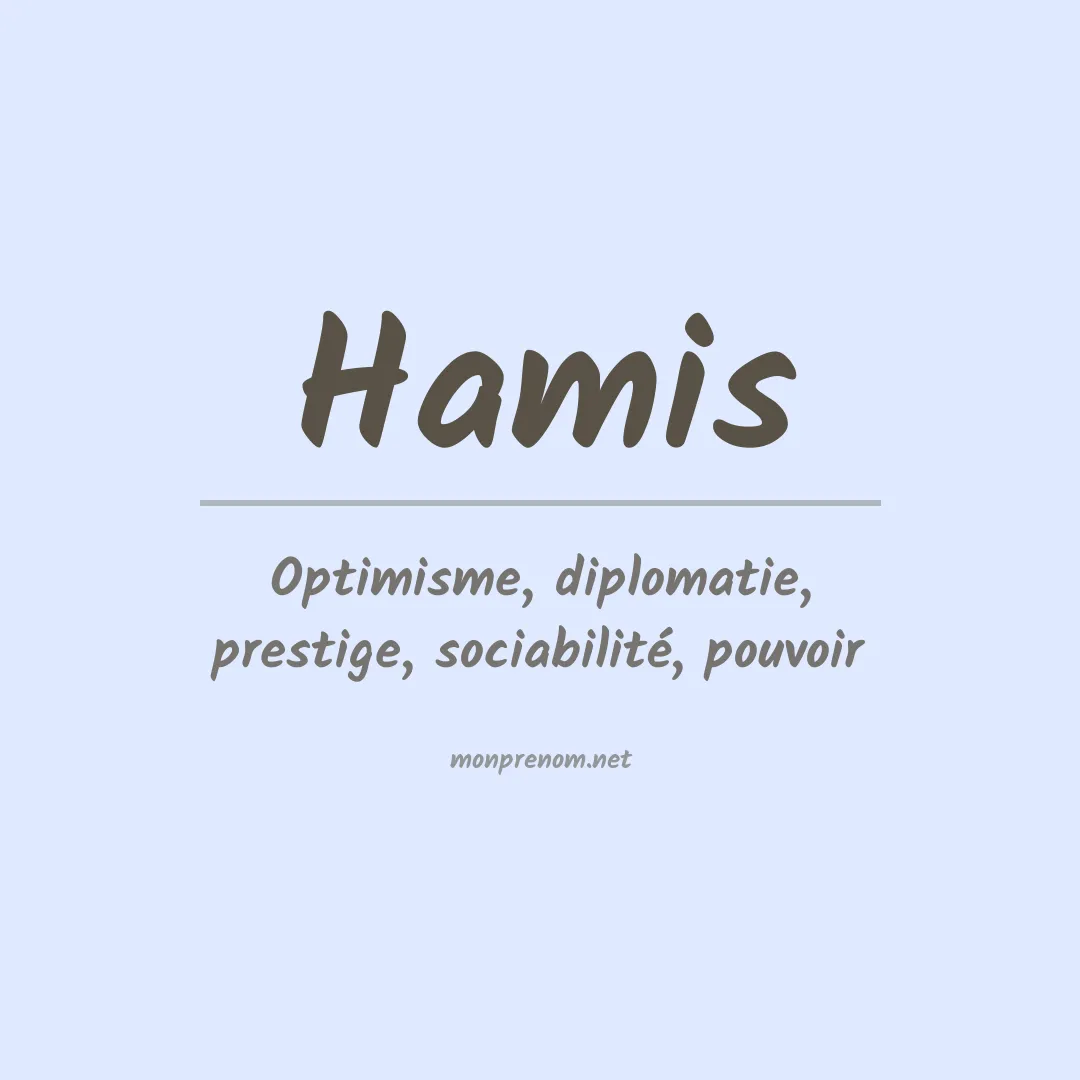 Signification du prénom Hamis
