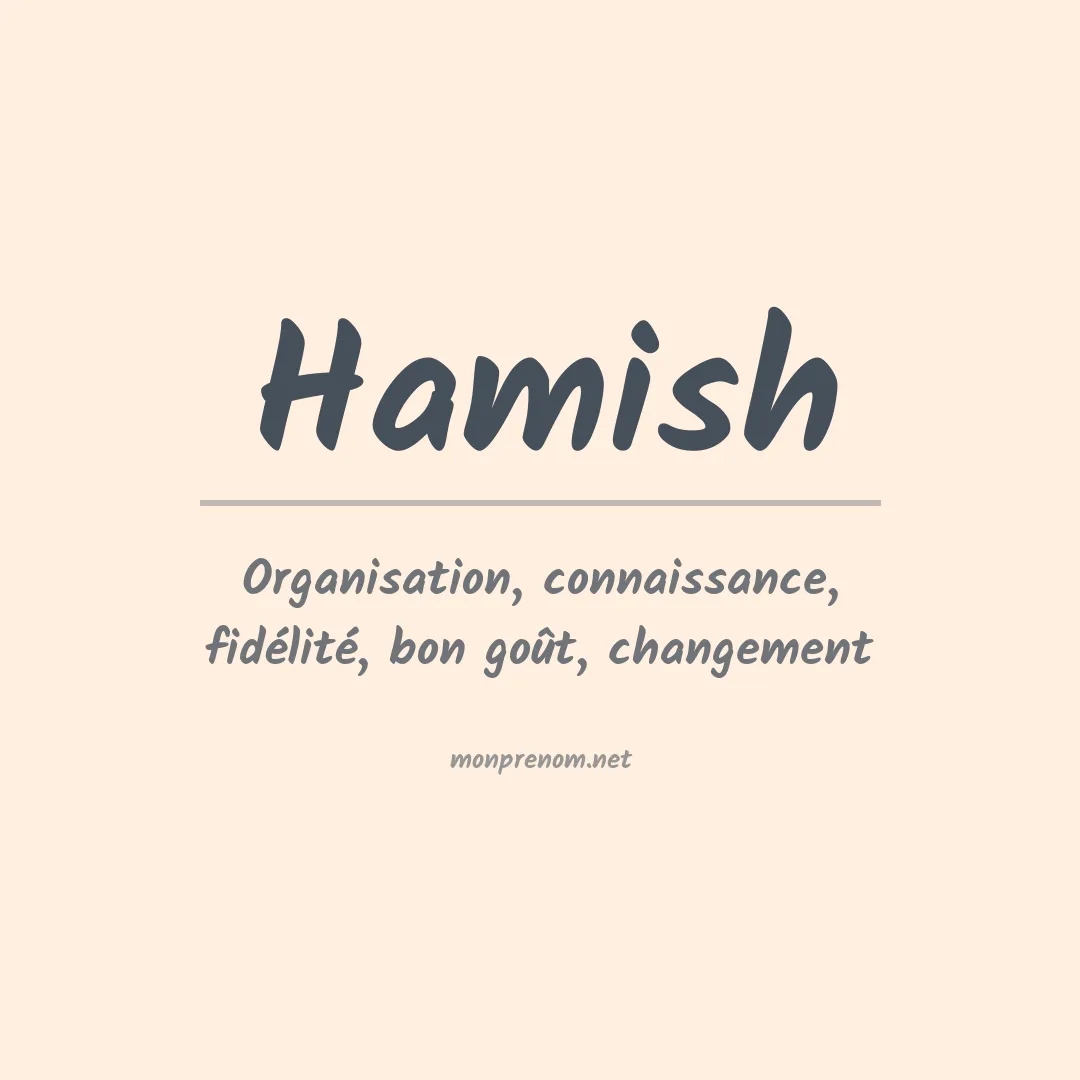 Prénom Hamish