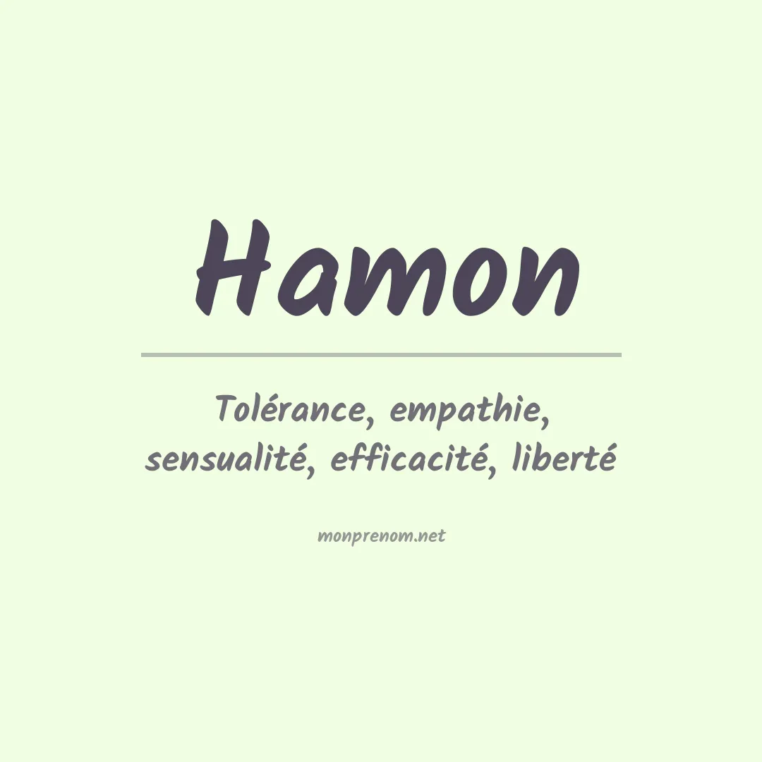 Prénom Hamon