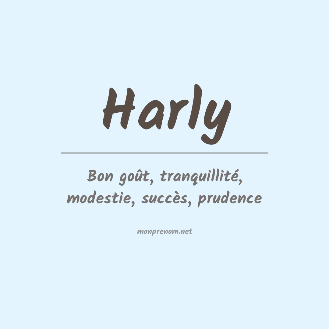 Prénom Harly