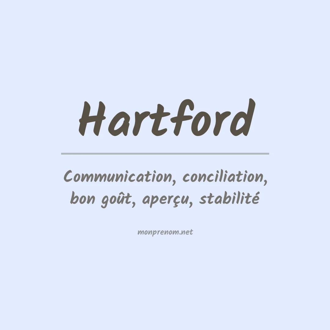 Prénom Hartford