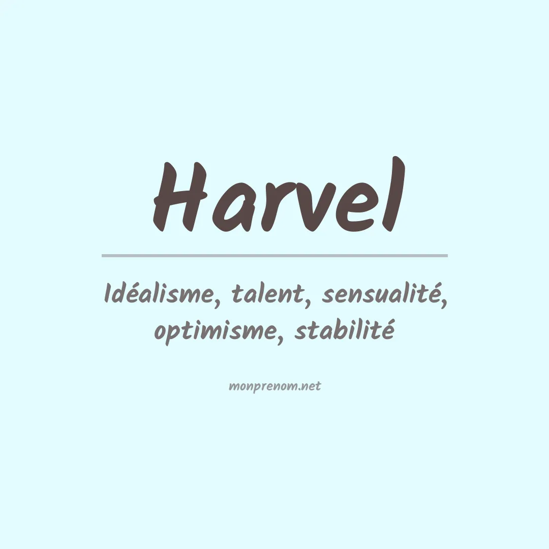 Prénom Harvel