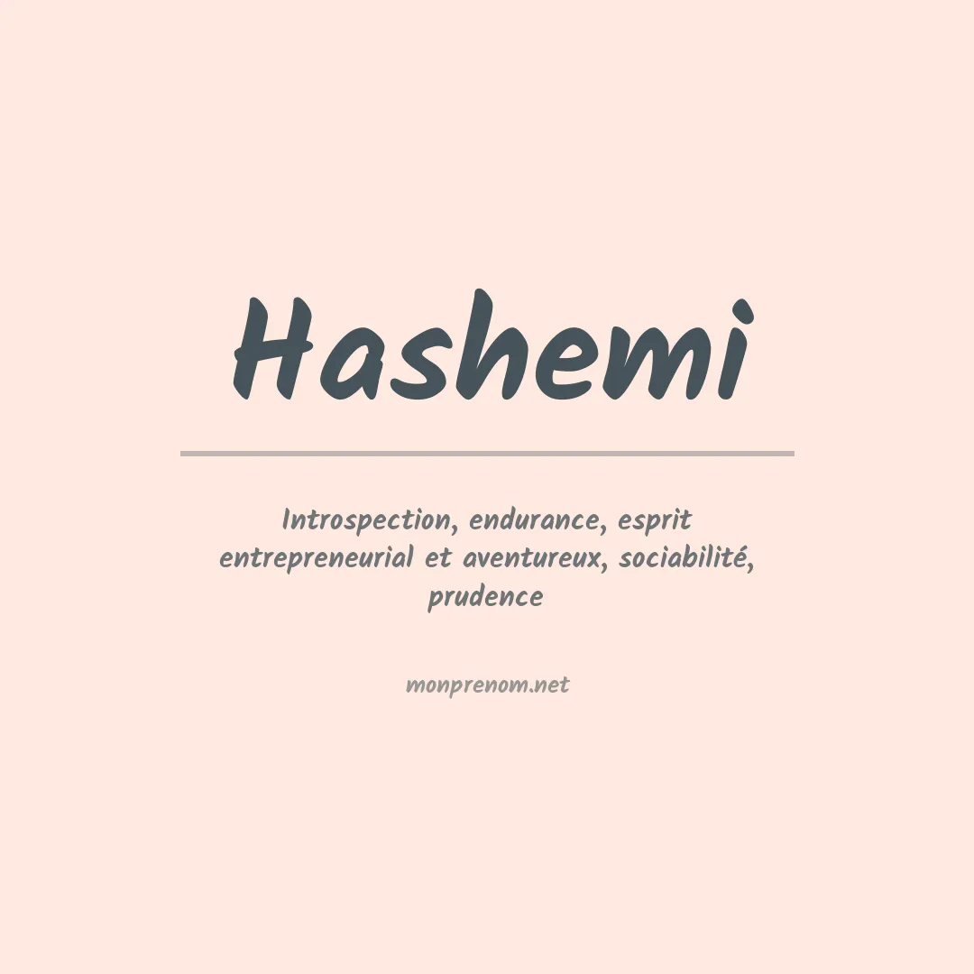 Prénom Hashemi