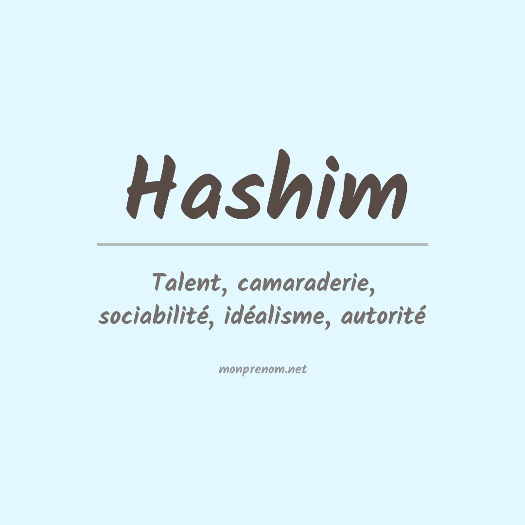 Prénom Hashim