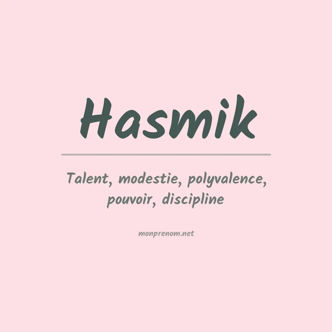 Prénom Hasmik