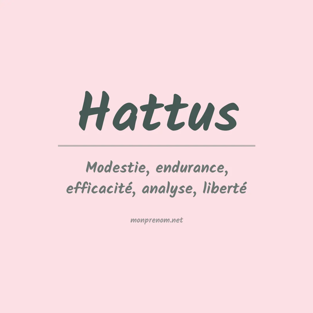 Prénom Hattus