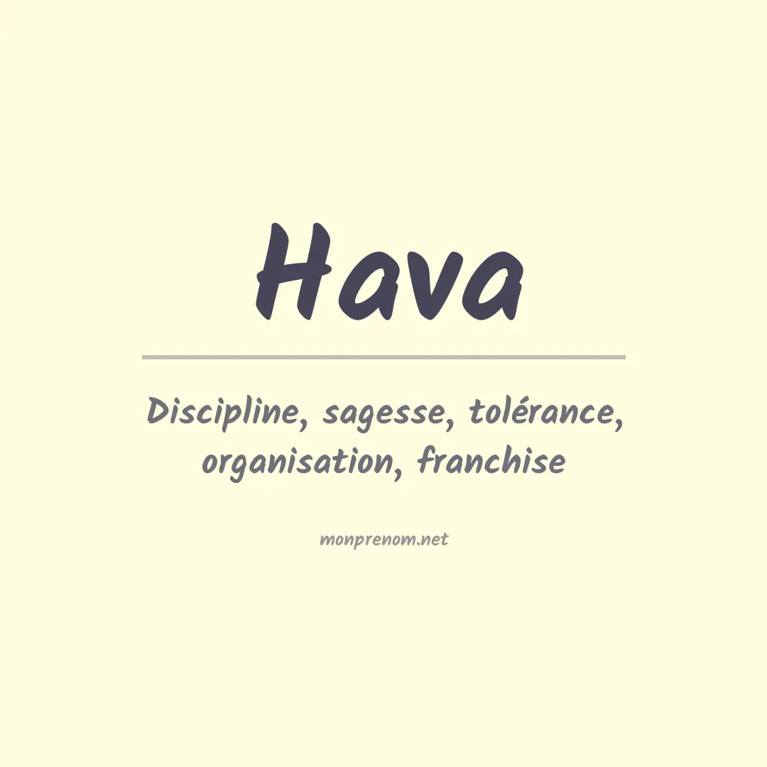 Prénom Hava