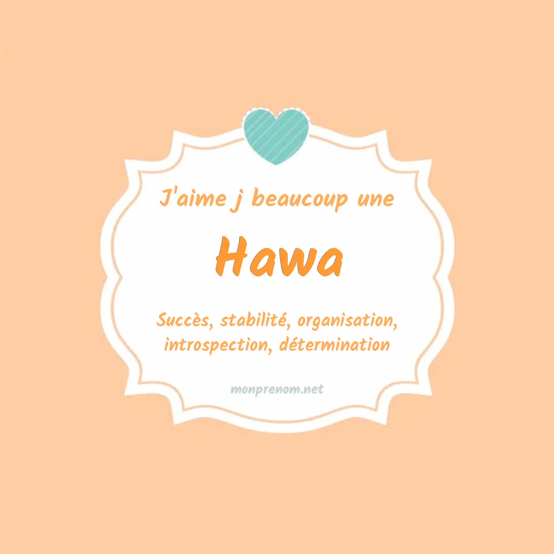 J'aime beaucoup Hawa
