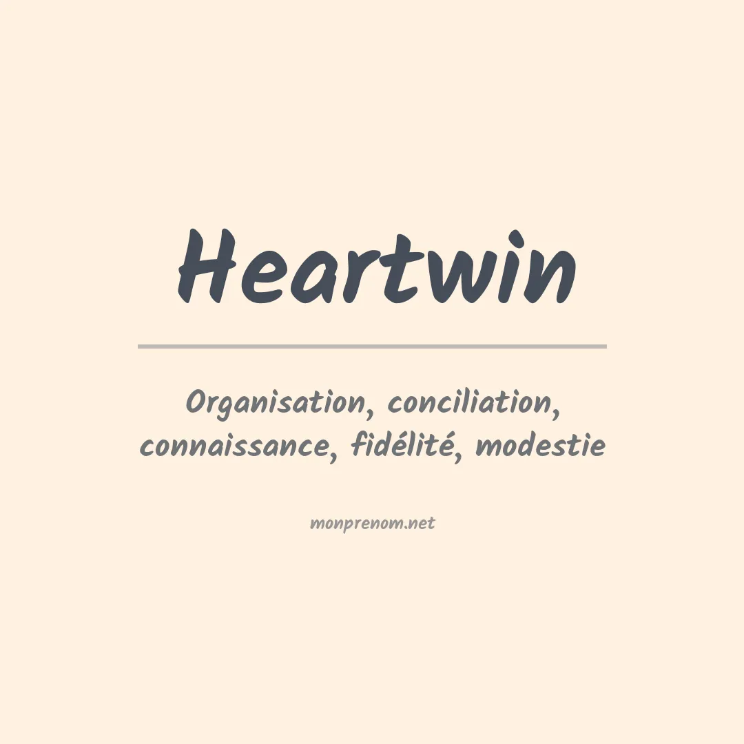Signification du prénom Heartwin