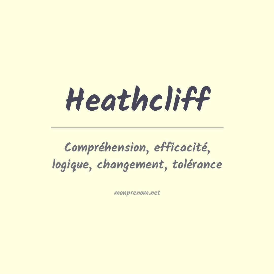 Prénom Heathcliff