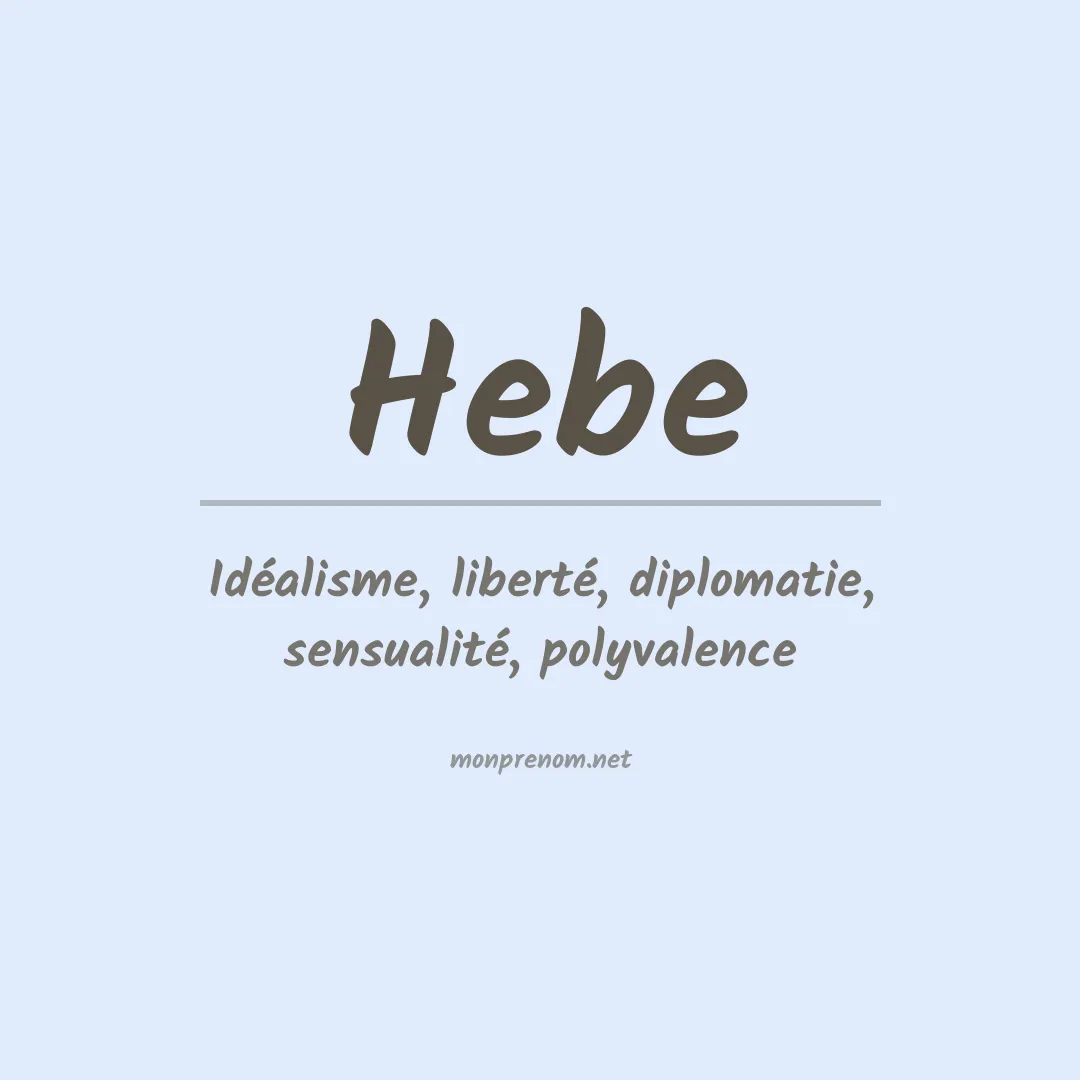 Prénom Hebe