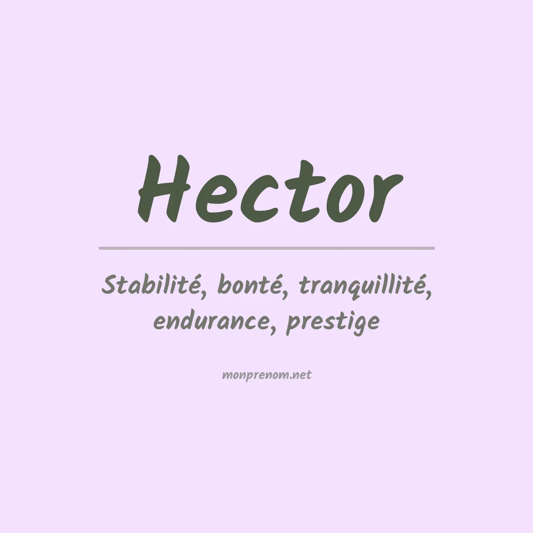 Prénom Hector