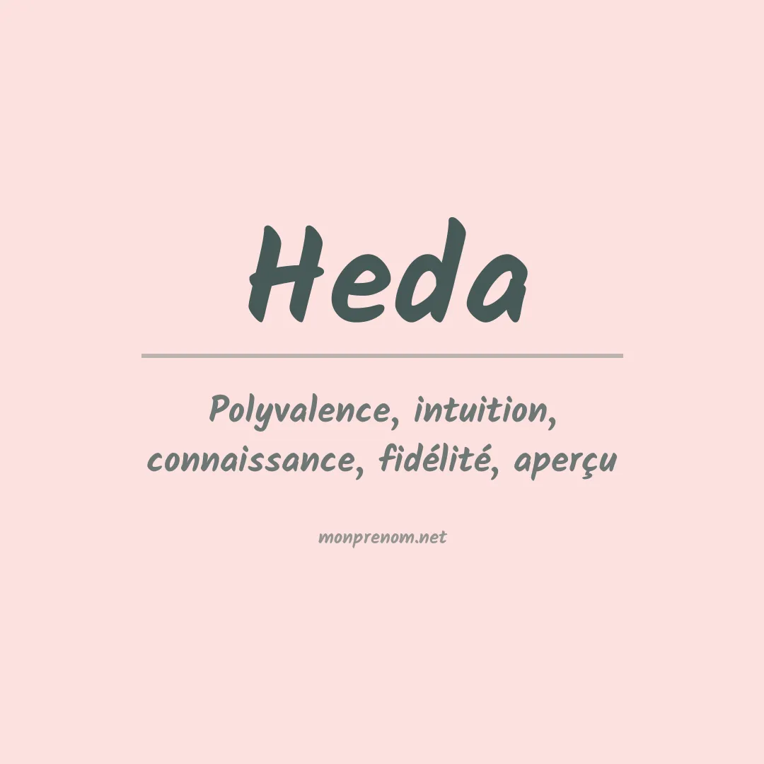 Prénom Heda