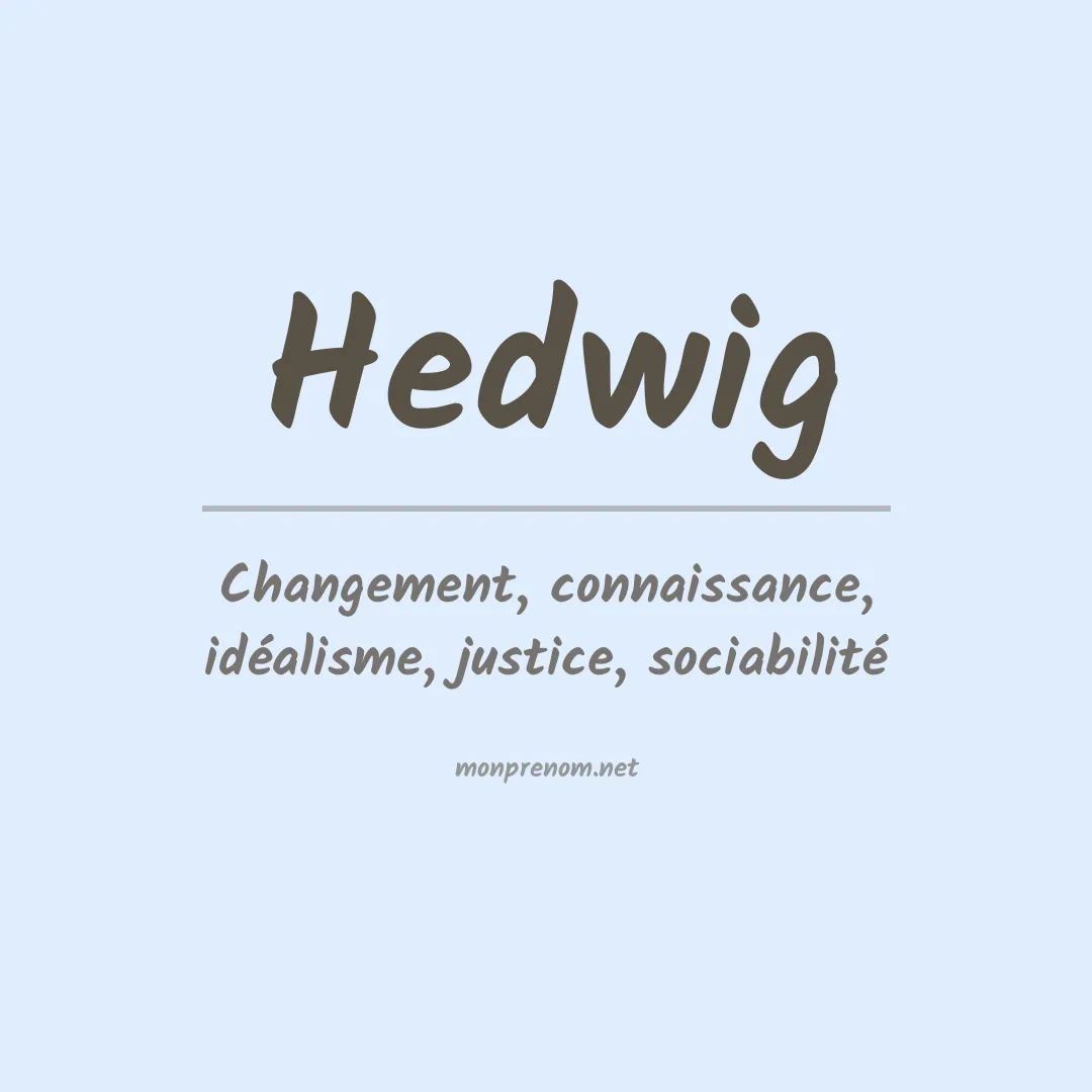 Prénom Hedwig