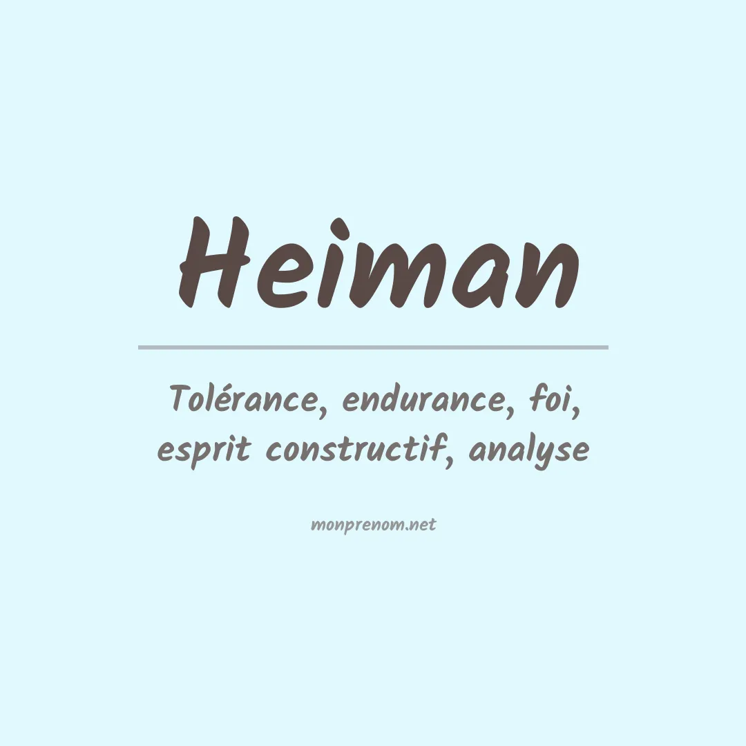 Prénom Heiman