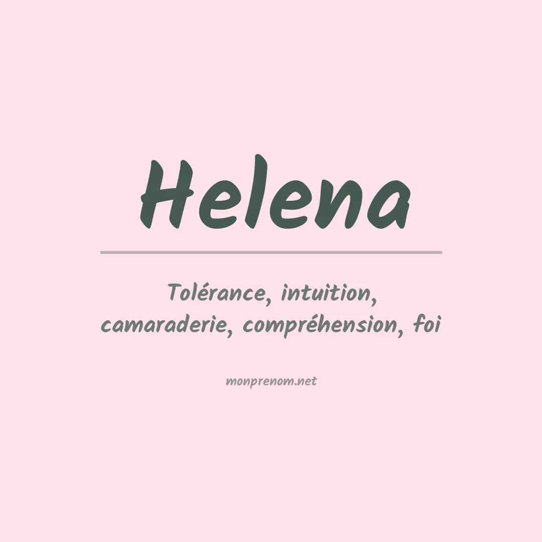 Prénom Helena