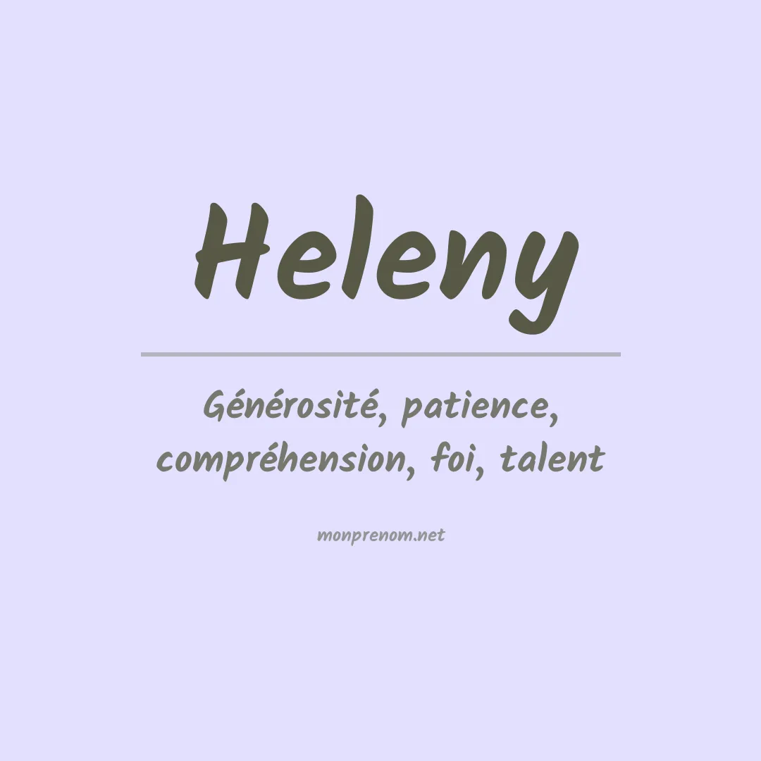 Prénom Heleny