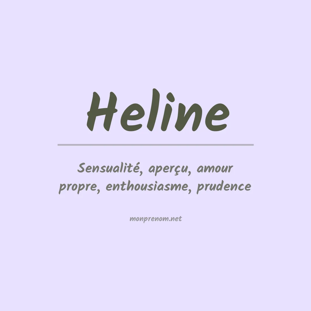 Prénom Heline