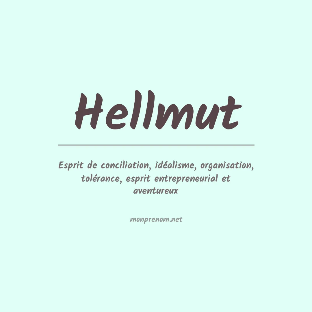 Signification du prénom Hellmut