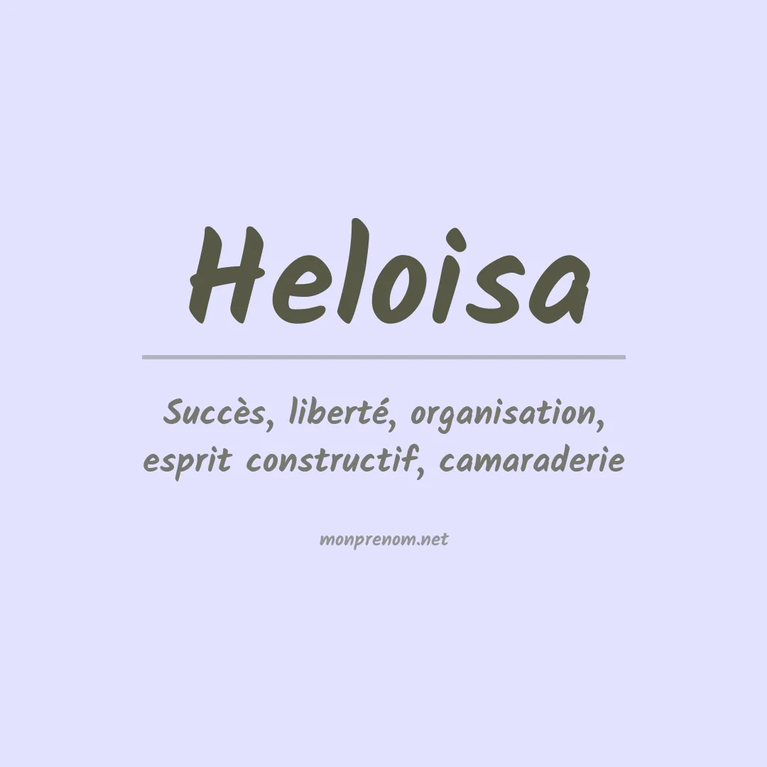 Prénom Heloisa