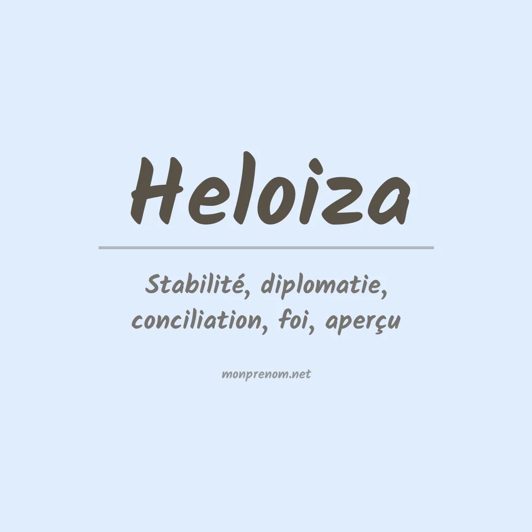 Prénom Heloiza