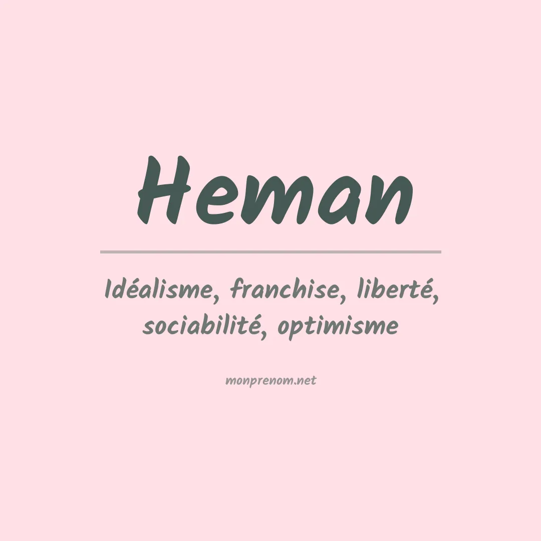 Prénom Heman