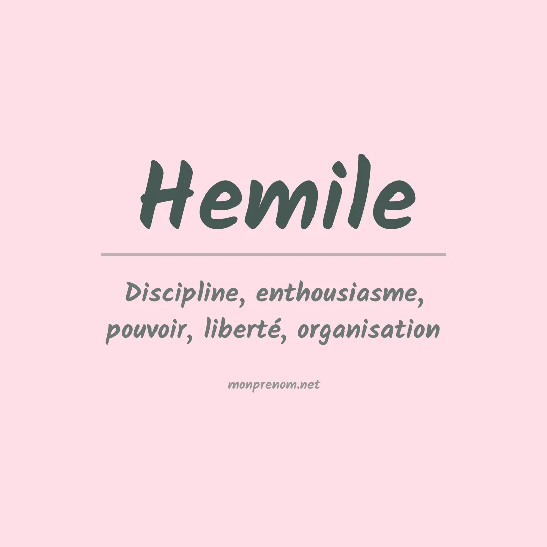 Prénom Hemile