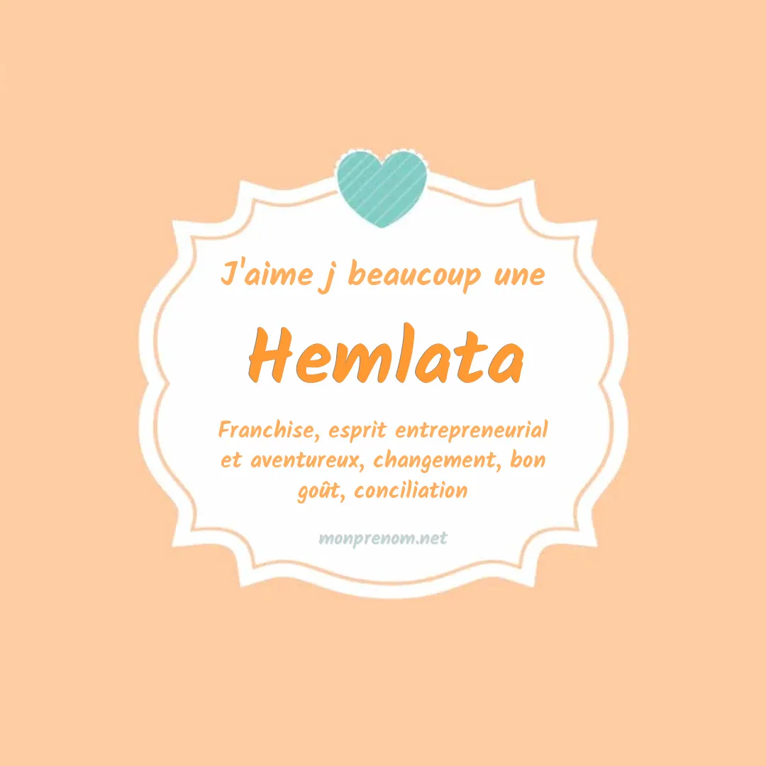 J'aime beaucoup Hemlata
