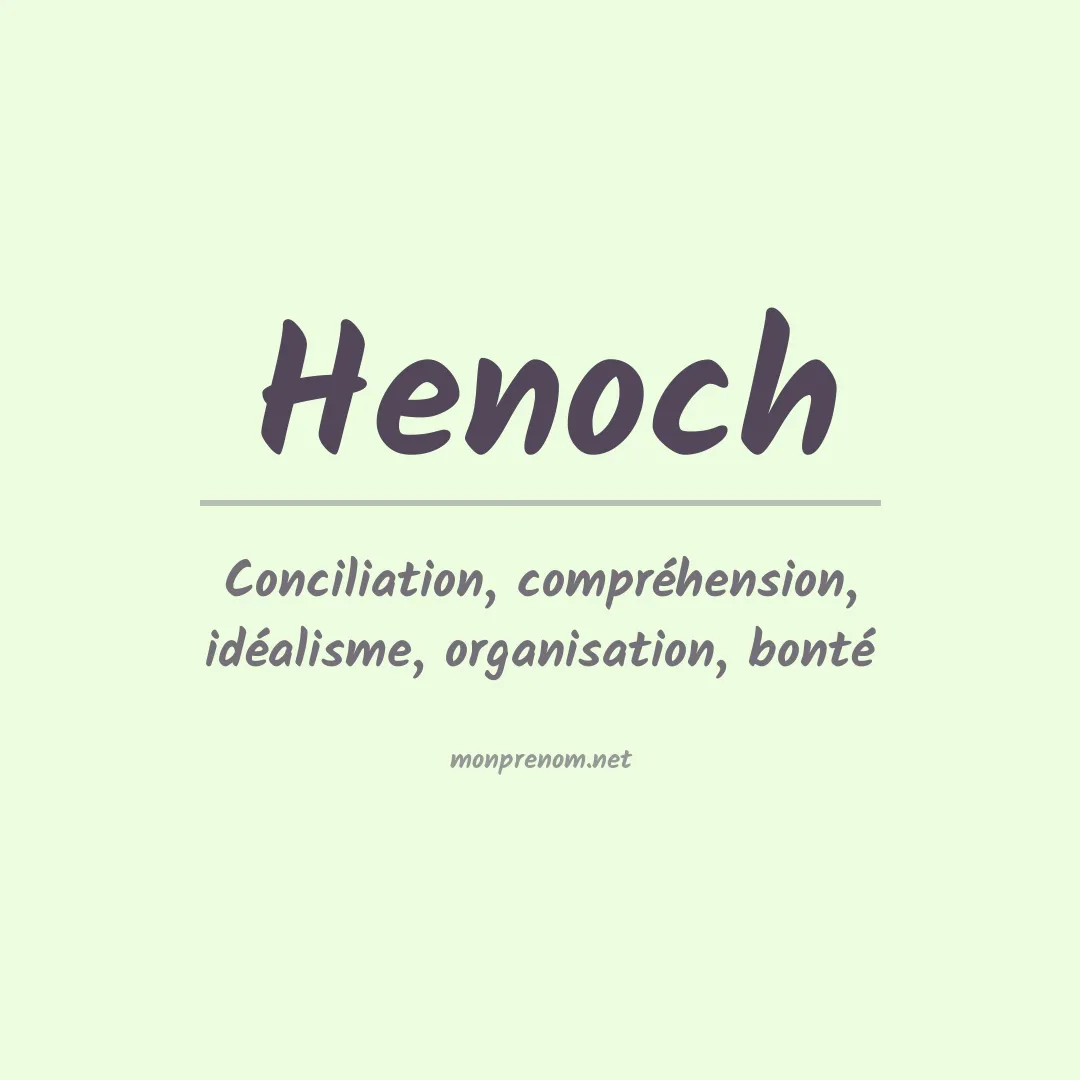 Prénom Henoch