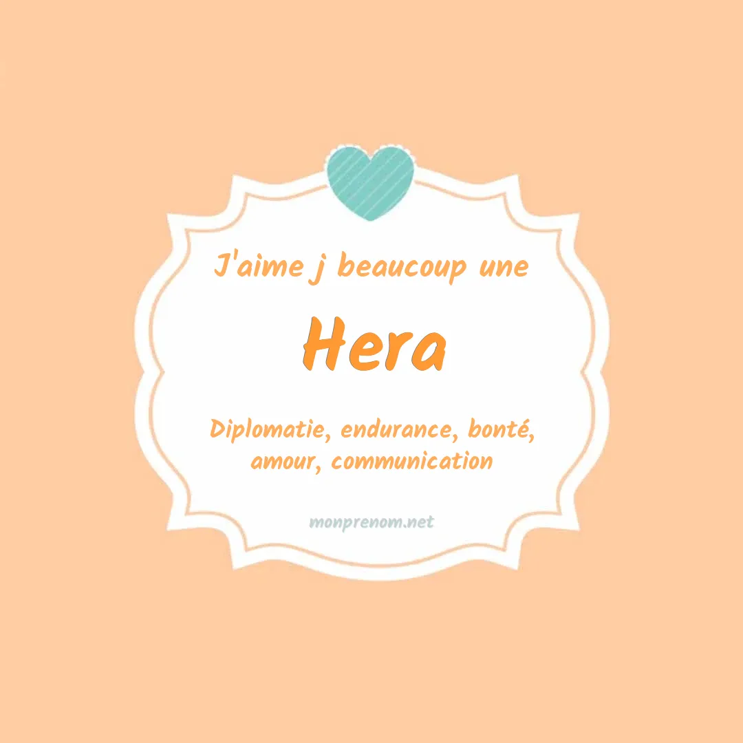 J'aime beaucoup Hera