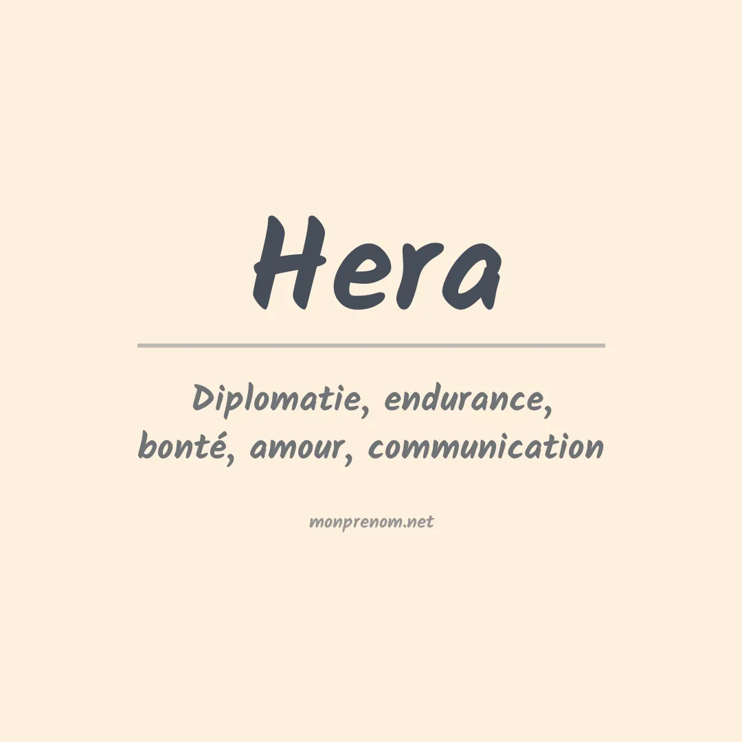 Prénom Hera