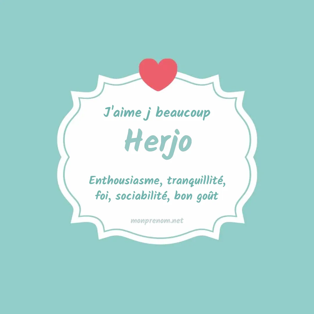J'aime beaucoup Herjo