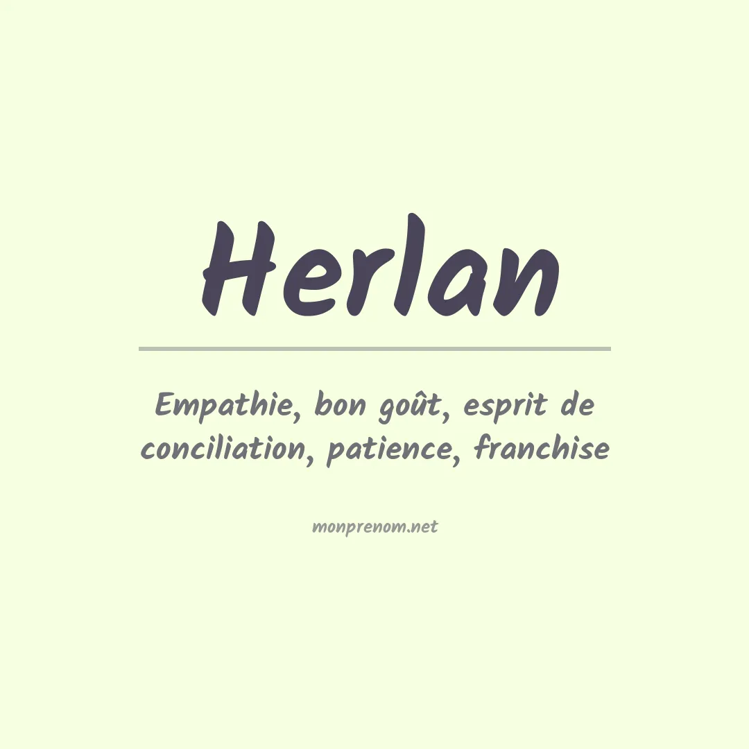 Prénom Herlan
