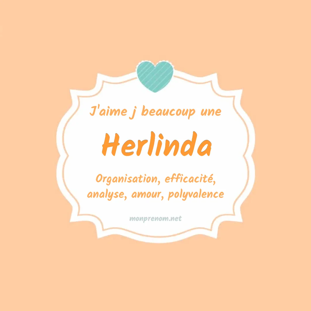 J'aime beaucoup Herlinda