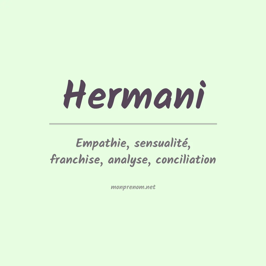 Prénom Hermani