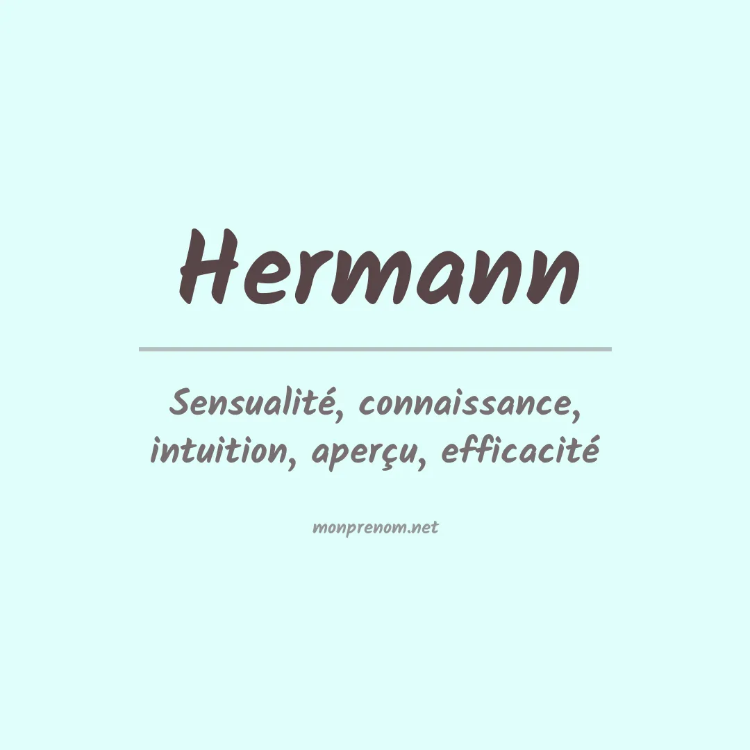 Prénom Hermann