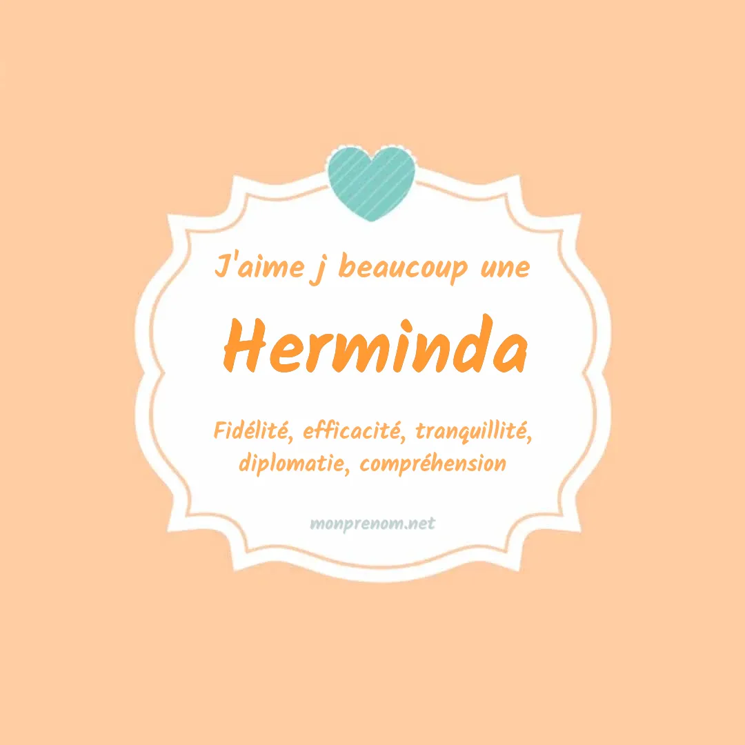 J'aime beaucoup Herminda