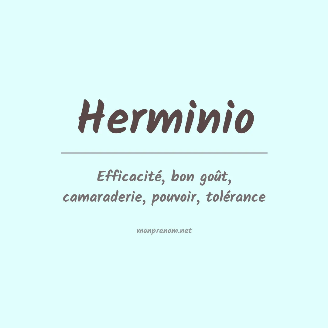 Prénom Herminio