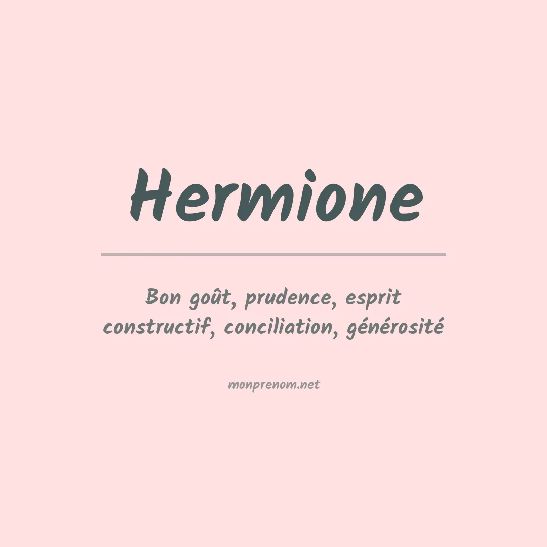 Prénom Hermione