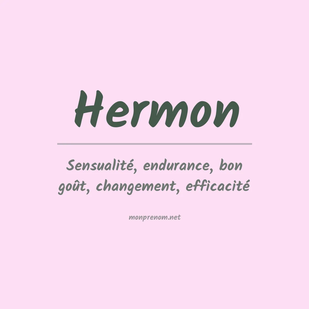 Prénom Hermon