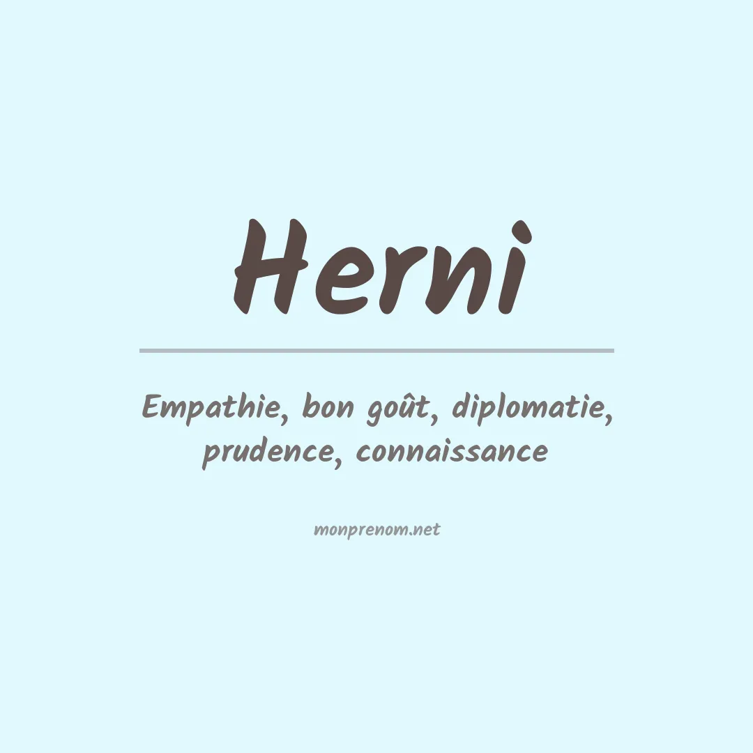 Prénom Herni