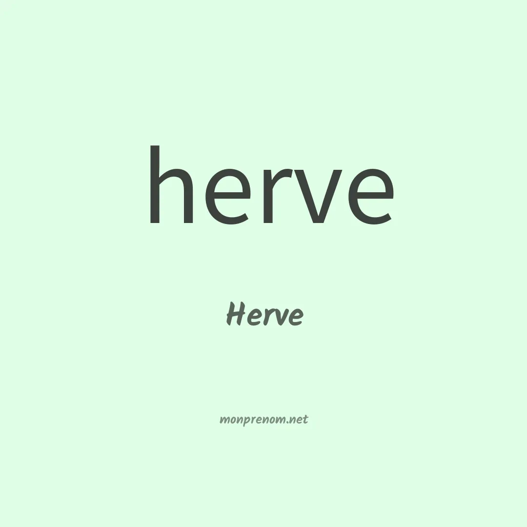 Herve en chinois