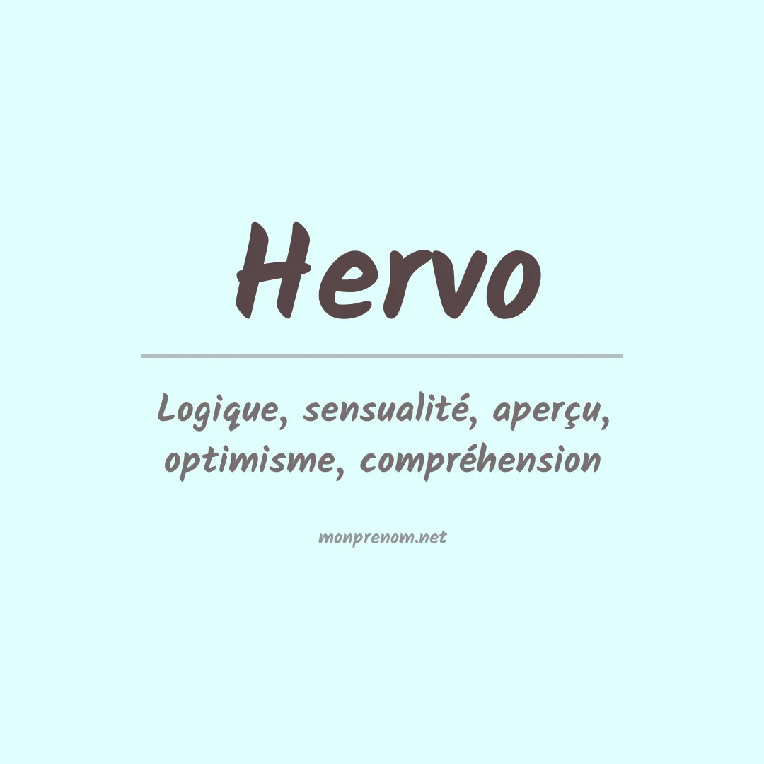 Signification du prénom Hervo