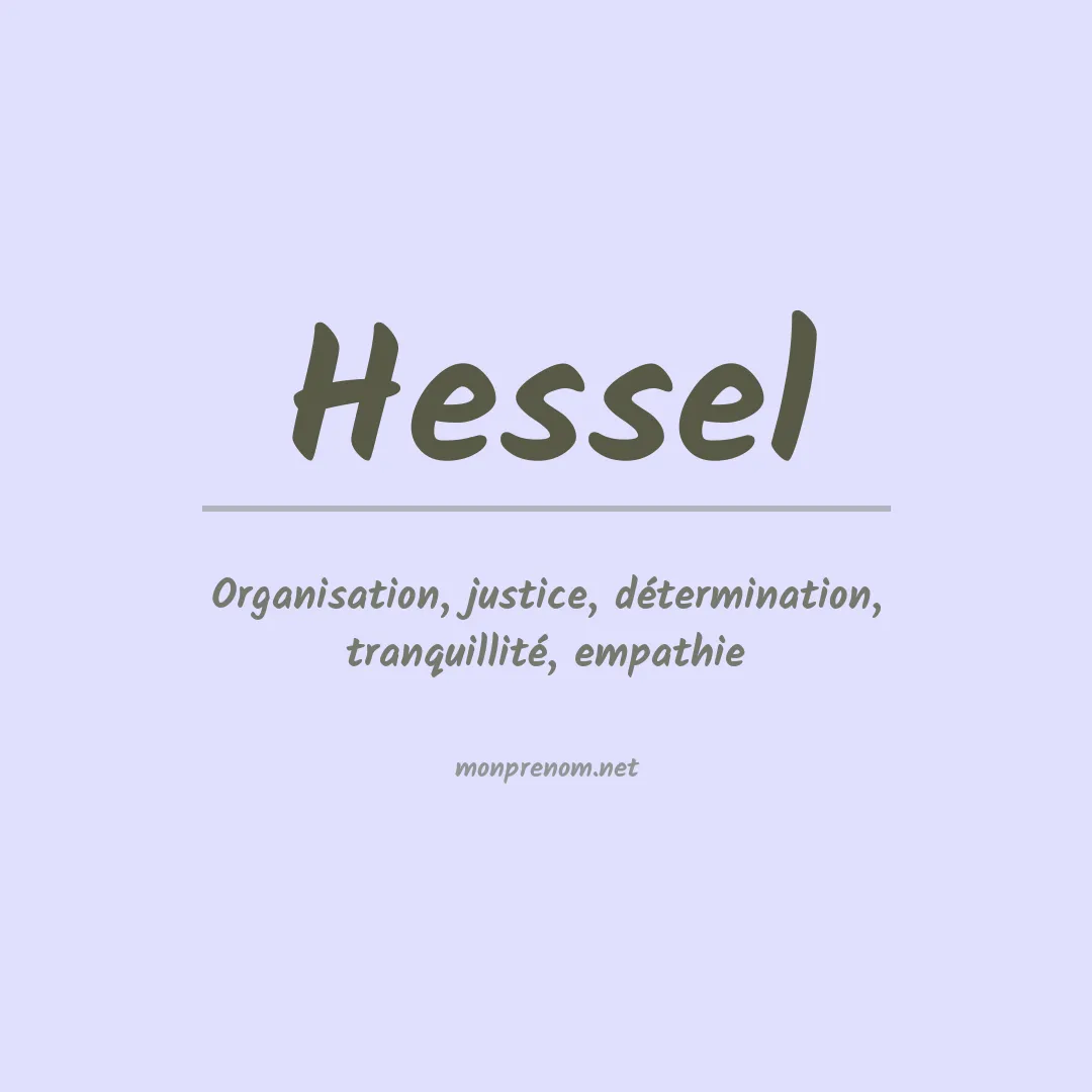 Prénom Hessel