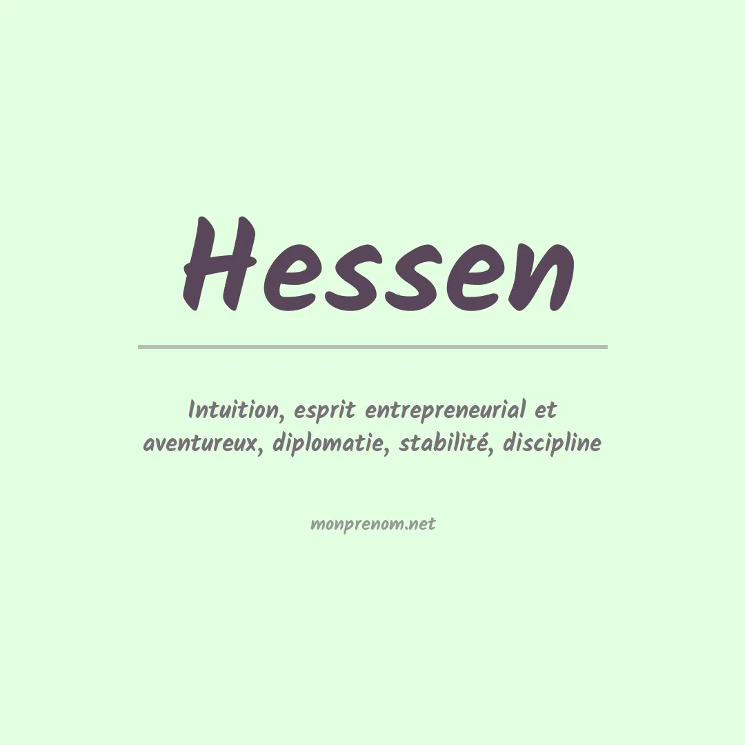 Prénom Hessen