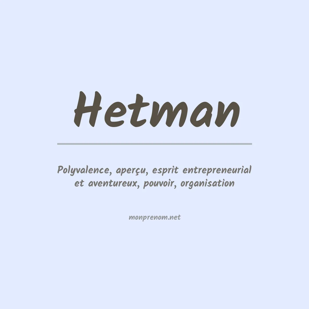Prénom Hetman